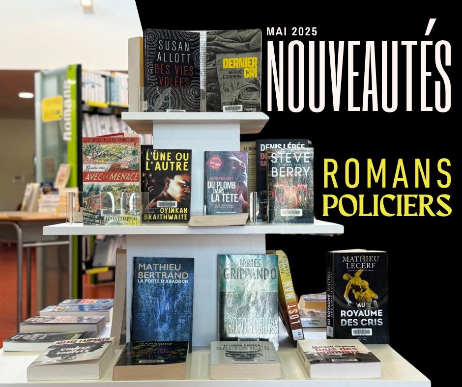 Couverture de De nouveaux romans policiers !